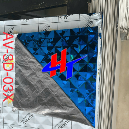 Tấm inox gợn sóng AV-3D-03X