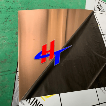 Tấm inox phẳng màu đồng