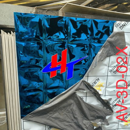 Tấm inox gợn sóng AV-3D-02X