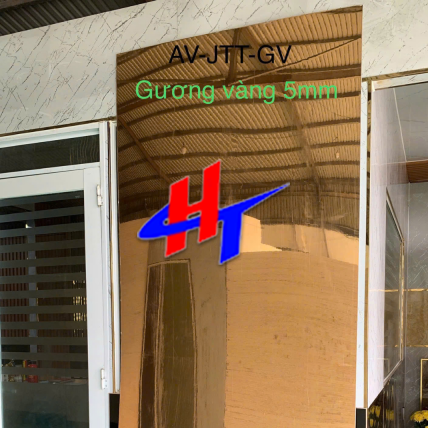Tấm nhựa giả đá AV-JTT-GĐ gương vàng