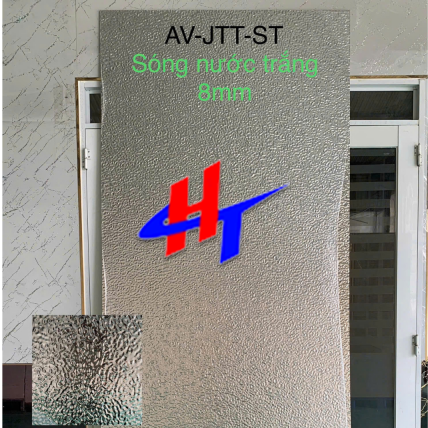 Tấm nhựa giả đá AV-JTT-ST sóng nước trắng