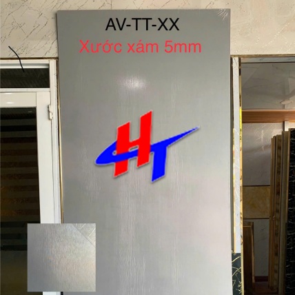 Tấm nhựa giả đá AV-JTT-XX xước xám