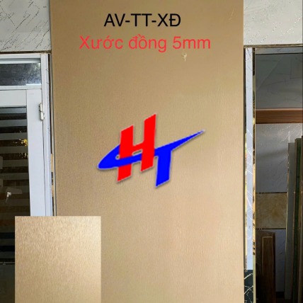 Tấm nhựa giả đá AV-TT-XĐ xước đồng