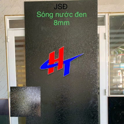 Tấm nhựa giả đá JSD - Sóng nước đen