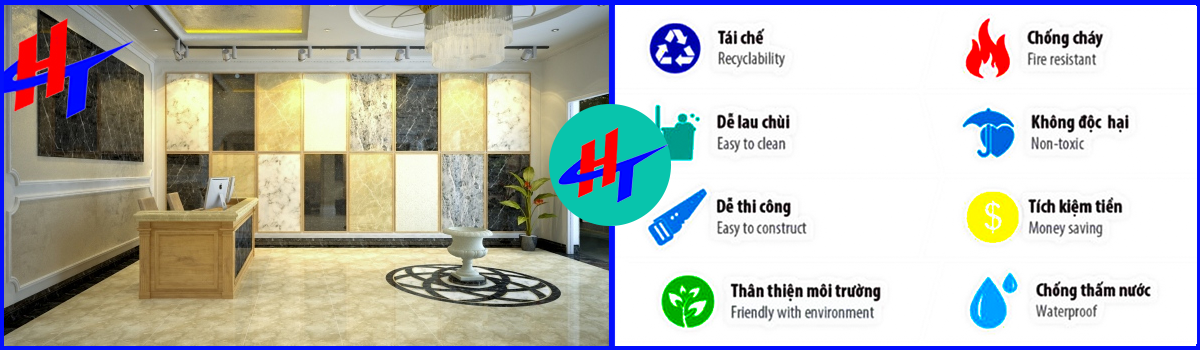 Ưu điểm tấm pvc vân đá