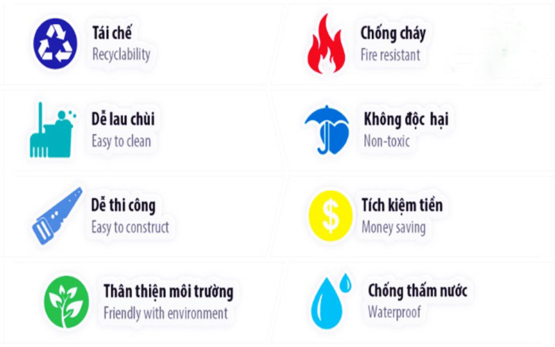 ưu điểm tấm nhựa vân đá