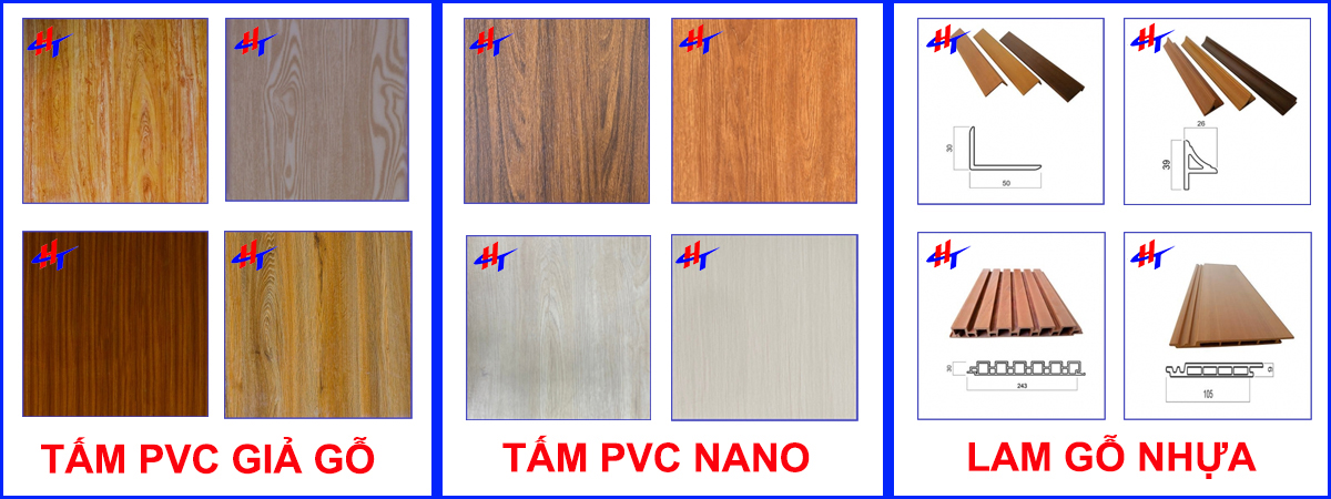 Các loại nhựa giả gỗ
