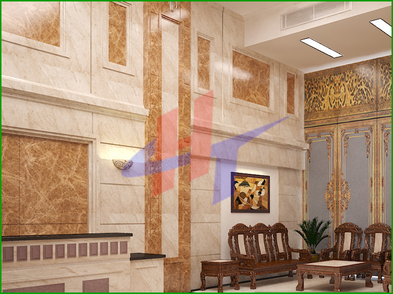 Mẫu ốp tường phòng khách - 03