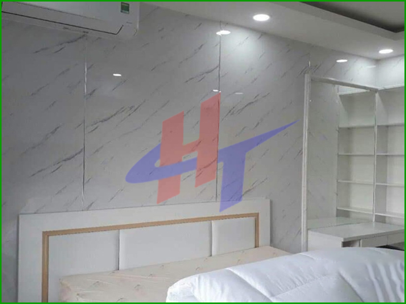 Mẫu nhựa giả đá ốp tường phòng ngủ - 011