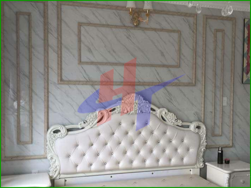 Mẫu nhựa giả đá ốp tường phòng ngủ - 012