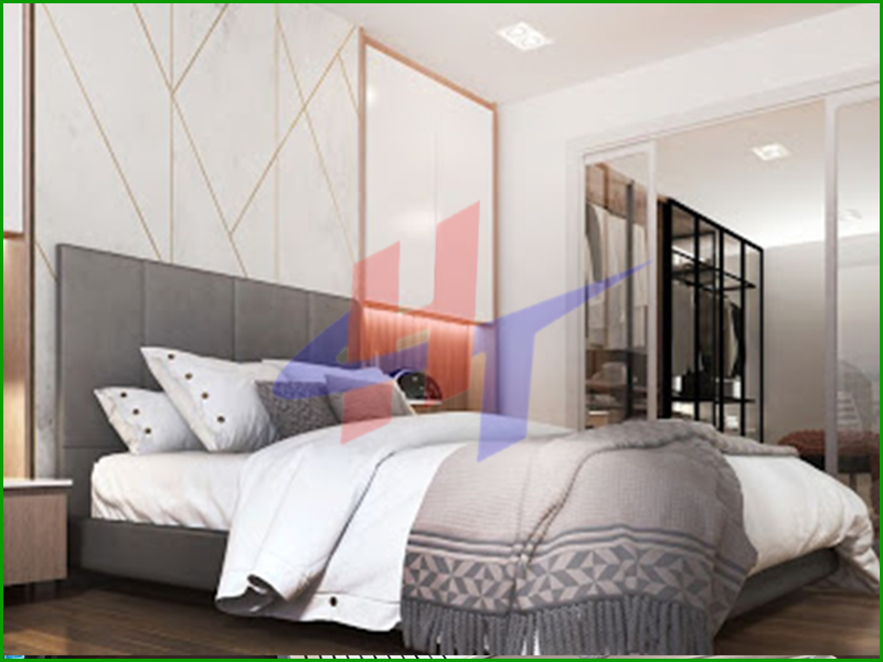 Mẫu nhựa giả đá ốp tường phòng ngủ - 014