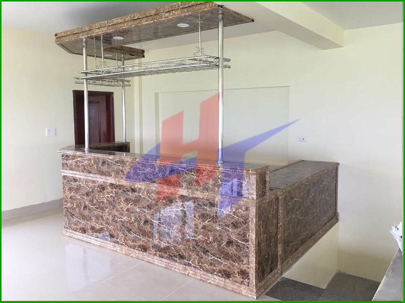 Mẫu tấm nhựa giả đá trang trí nhà bếp - 033