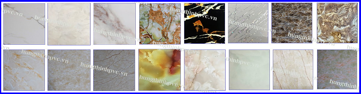 Mẫu tấm nhựa giả đá