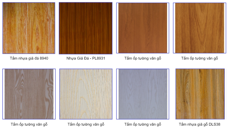 Tấm pvc giả gỗ