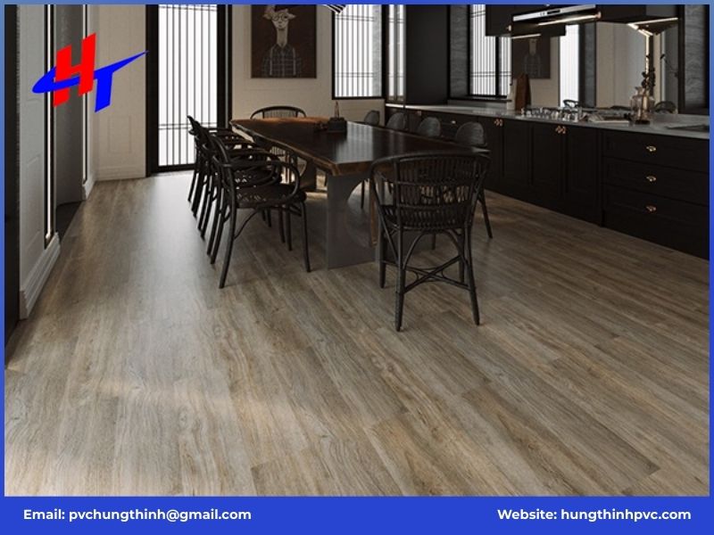 Các loại sàn nhựa phổ biến trong thi công tại TP.HCM