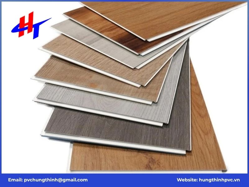 Cấu tạo chính của sàn nhựa khóa hèm