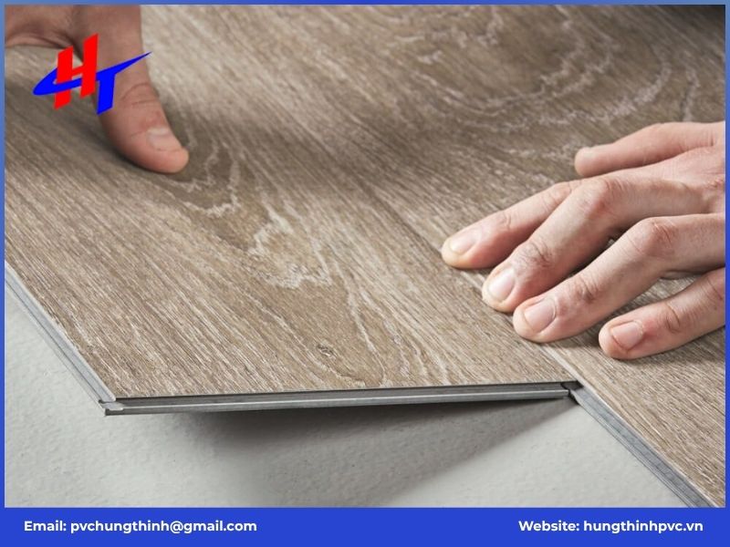 Giới thiệu chung về sàn nhựa khóa hèm