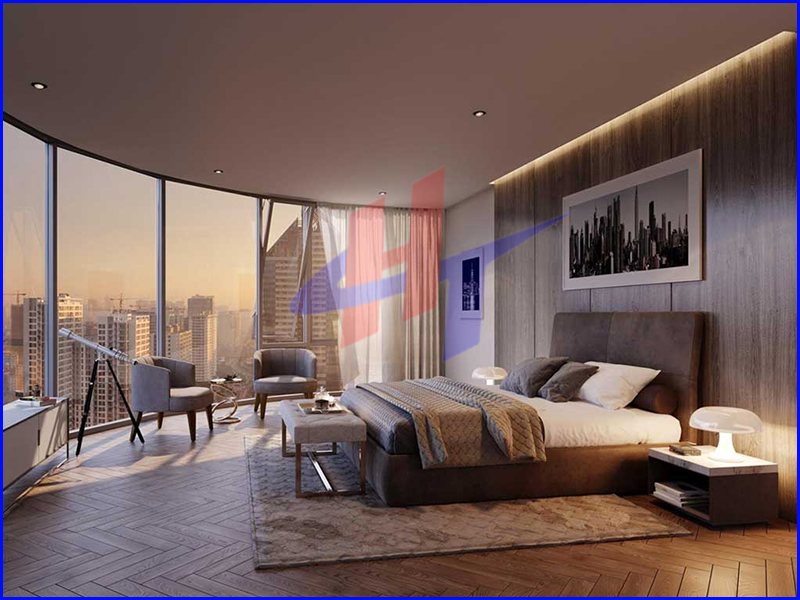 nhựa giả gỗ trang trí khách phòng ngủ