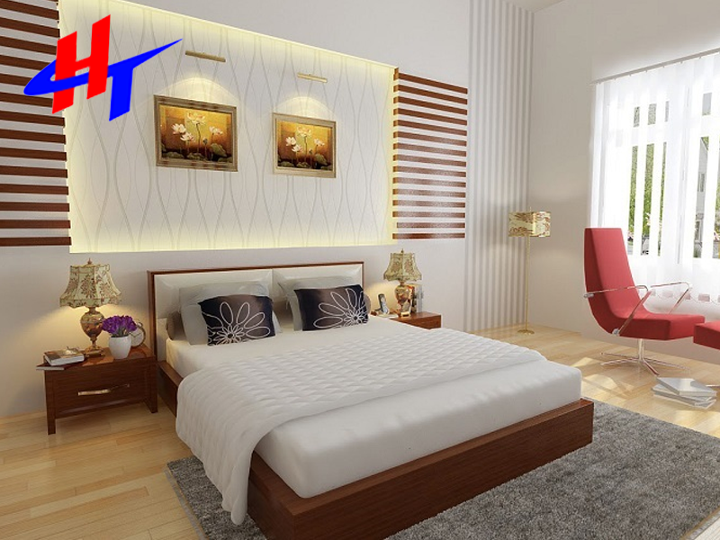 tấm ốp tường phòng ngủ