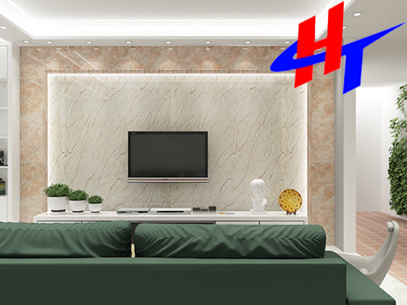tấm pvc nano trang trí phòng khách