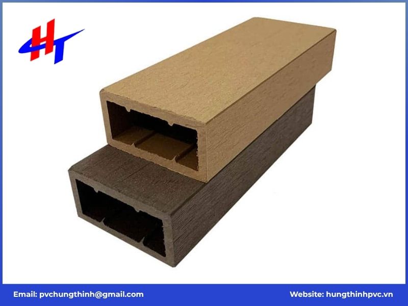 Thanh lam nhựa giả gỗ ngoài trời (hàng rào, giàn lam, mặt dựng)