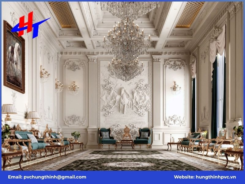 Ứng dụng của phào chỉ trong trang trí nội thất