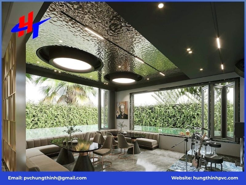 Ứng dụng của tấm inox gợn sóng trong thực tế