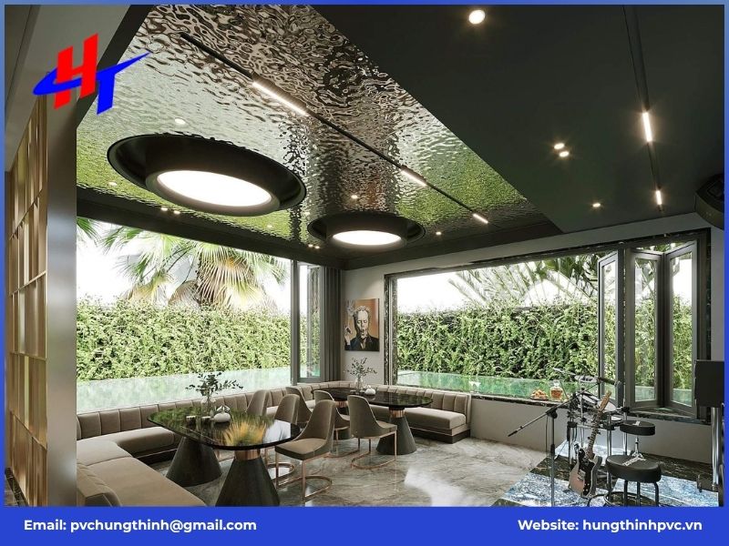 Ứng dụng của tấm inox gợn sóng trong thực tế