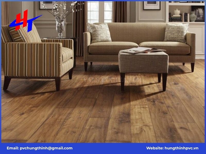  Ứng dụng thực tế của sàn nhựa khóa hèm
