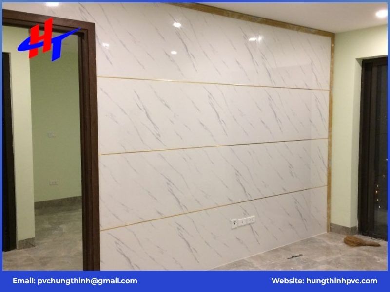 Ưu điểm của tấm ốp nhựa giả đá