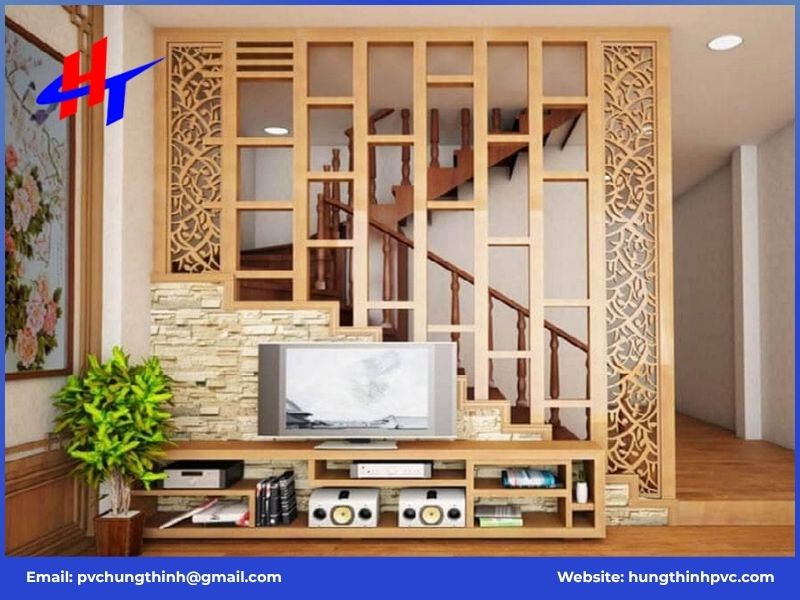 Ưu điểm của vách ngăn nhựa trong thi công nội thất